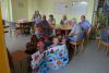 Repas en extrieur et activits avec les enfants.